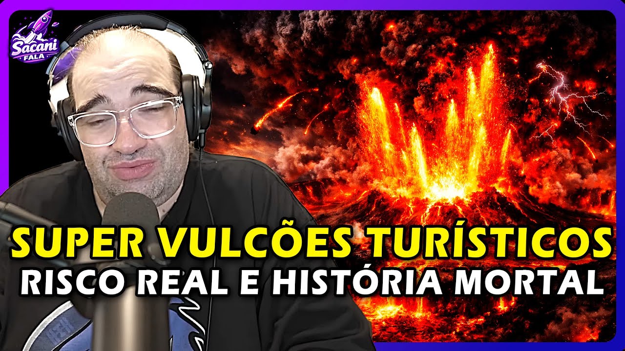 SACANI FALA Sobre o Vulcão Etna Que Está Ativo