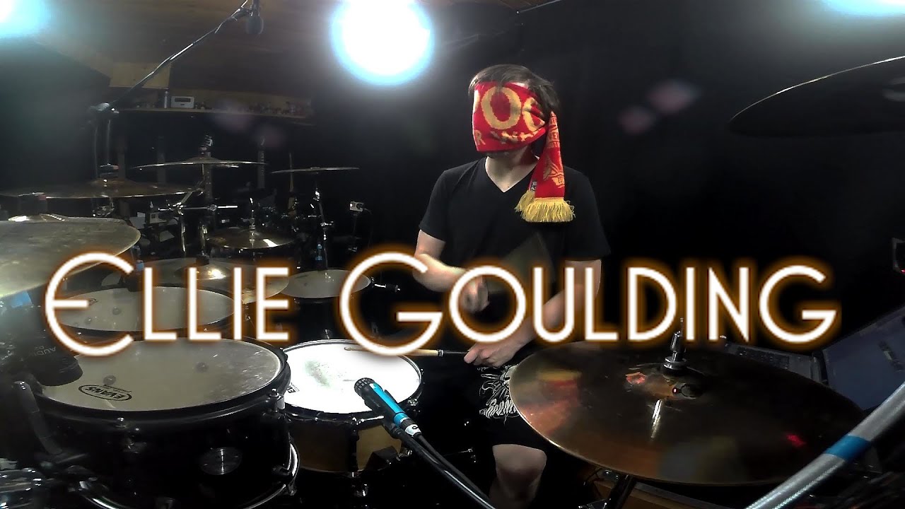 Mazog - Ellie Goulding - Outside (Drumcover) BLINDFOLDED!