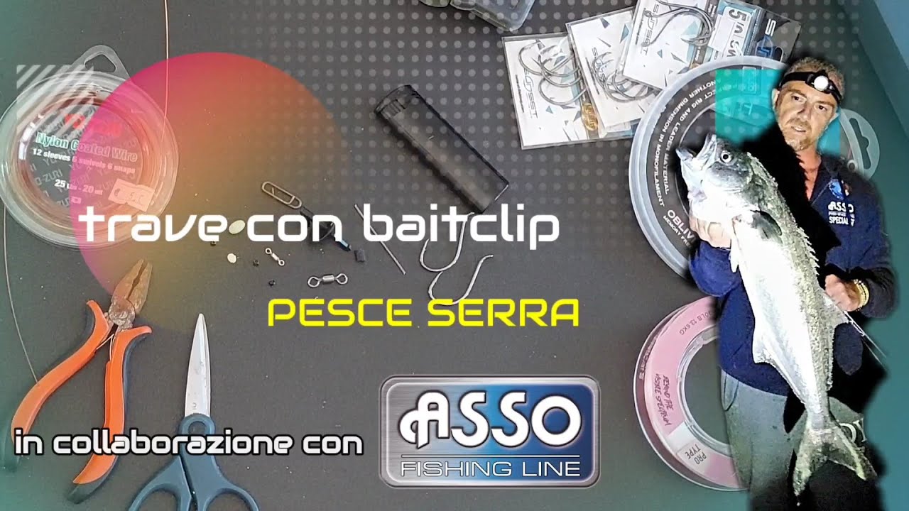 Tutorial Pesce SERRA: tutte le ACCORTEZZE per realizzare un trave da distanza con esca clippata.