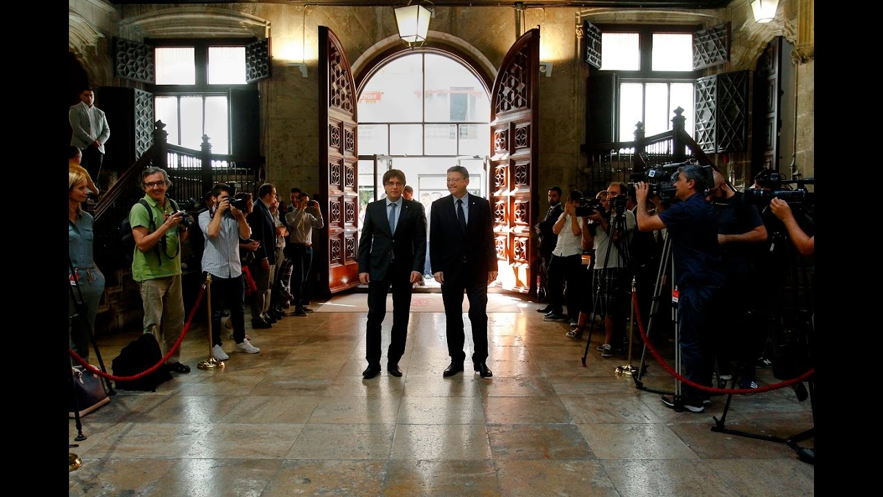 Reunió de Ximo Puig y Carles Puigdemont