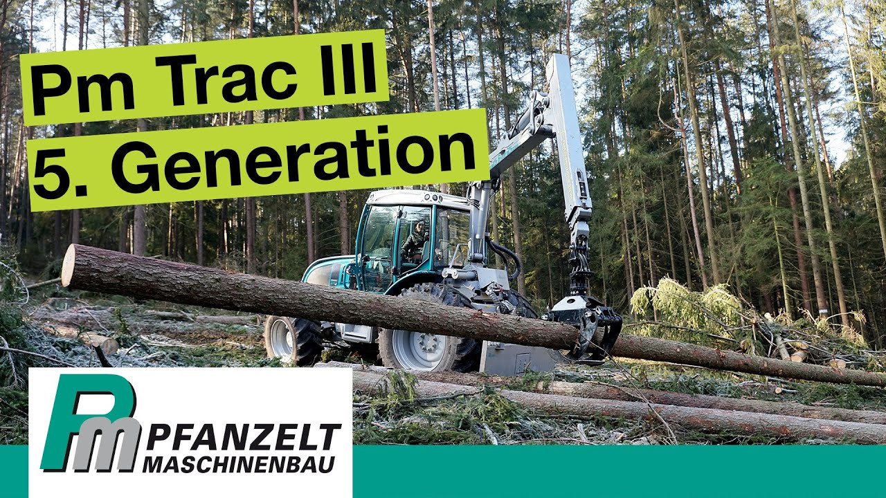 Systemschlepper für die Forstwirtschaft, Landschafts- und Umweltpflege | Pm Trac III 5.Generation
