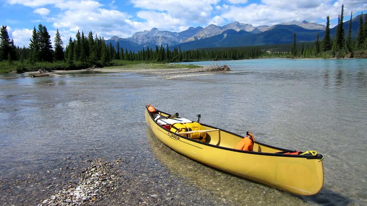 North Saskatchewan River Canoeing - Bighorn Dam To Rocky Mountain House - Day 1
