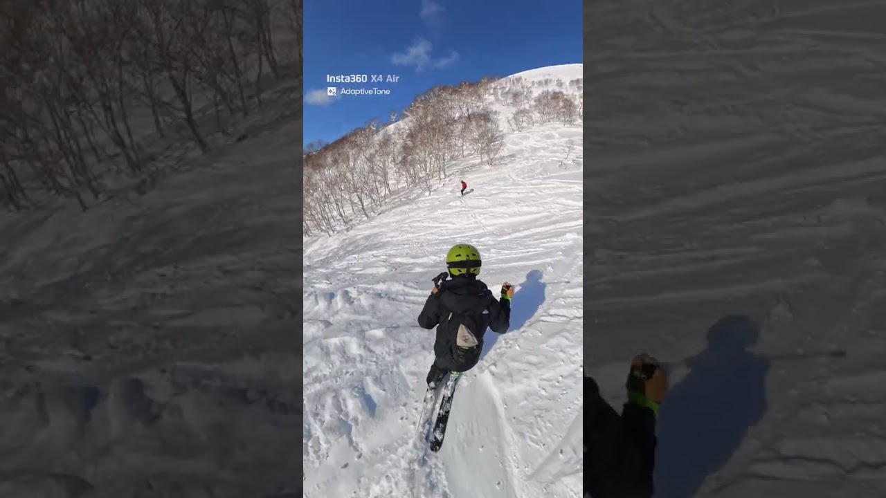 Niseko Annupuri skiing ニセコアンヌプリ　バックカントリースキー