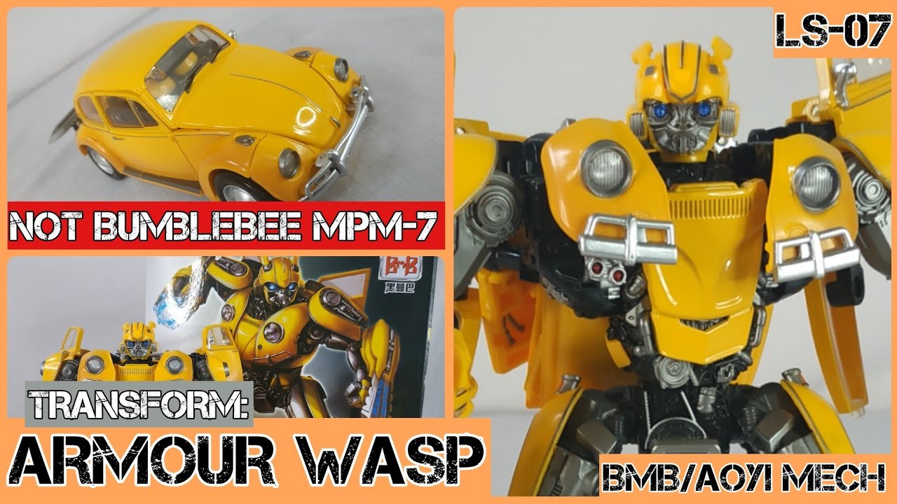 TRANSFORM ARMOUR WASP LS07 BMB / AOYI MECH KO OS NOT TRANSFORMERS BUMBLEBEE MOVIE MPM07
