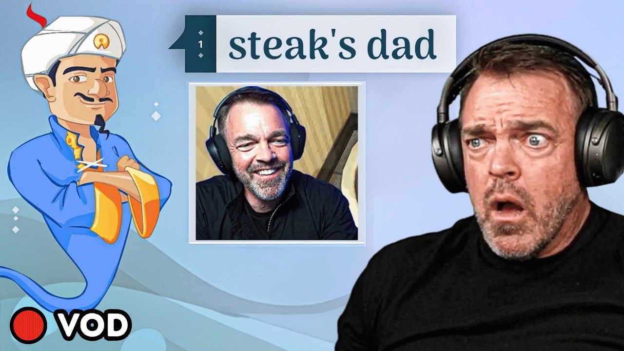 Показываю папе Akinaator... (видео по запросу)