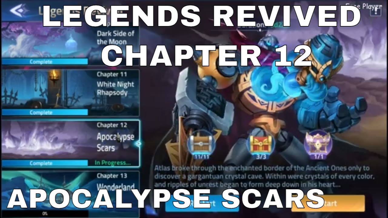 LEGENDS REVIVED  | CHAPTER 12 | APOCALYPSE SCARS ► MOBILE LEGENDS ADVENTURE