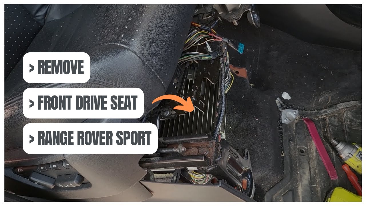 Unlocking Secrets: Remove front driver seat factory in RANGE ROVER SPORT RRS (2005 - 2009)