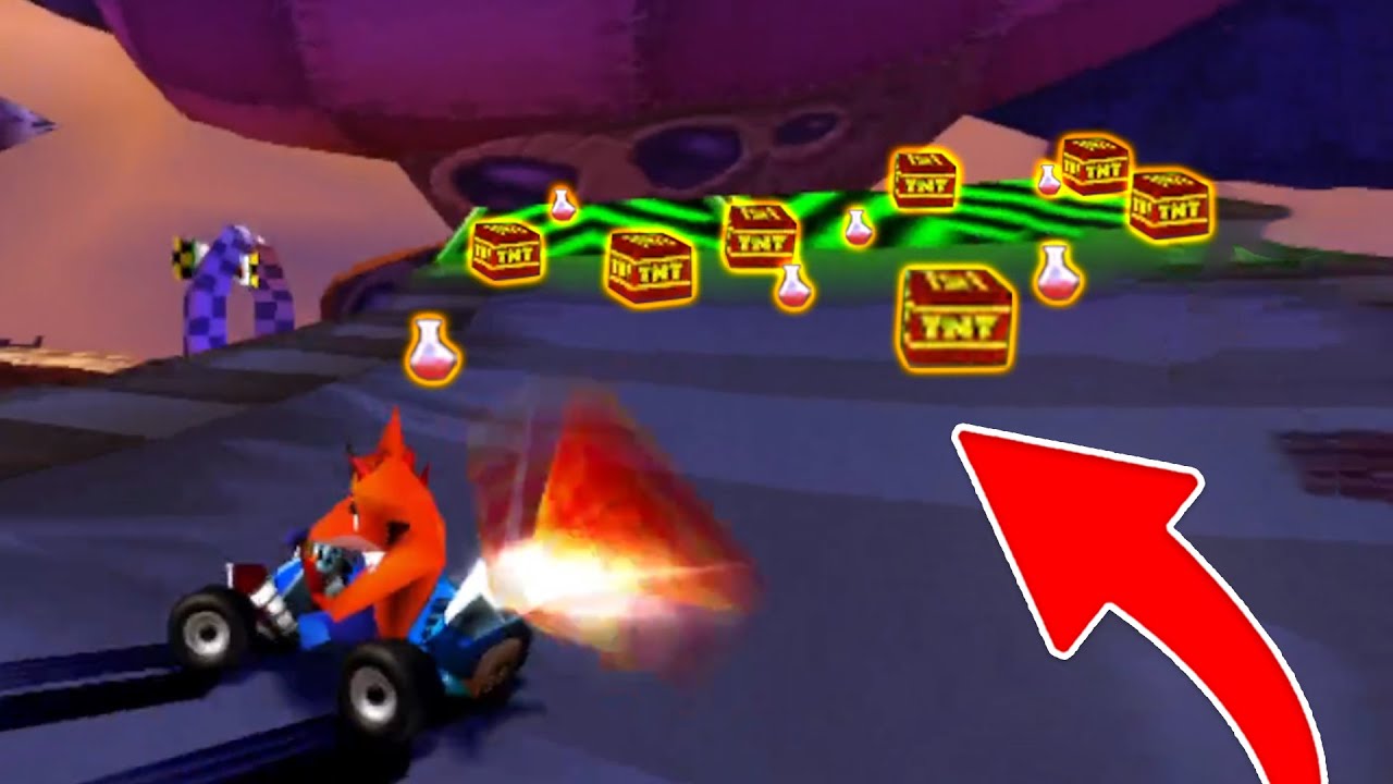 Crash Team Racing Speedrun, но мой чат Twitch может помешать