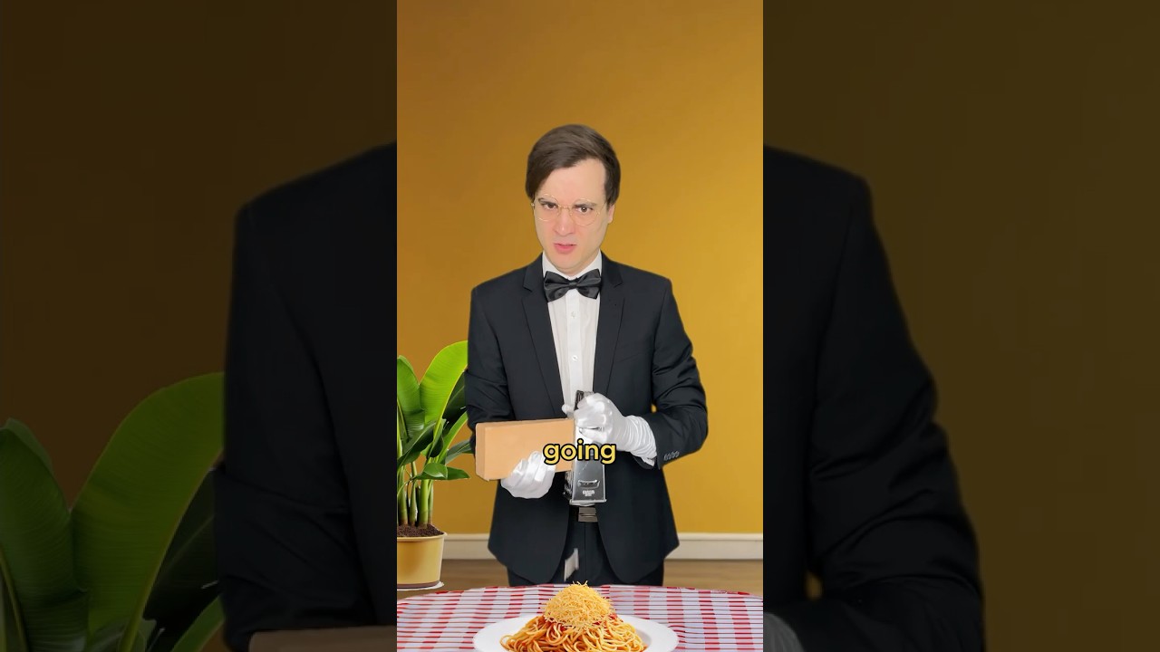 Asking the waiter for cheese #comedy #music #parody of Take On Me by A-ha