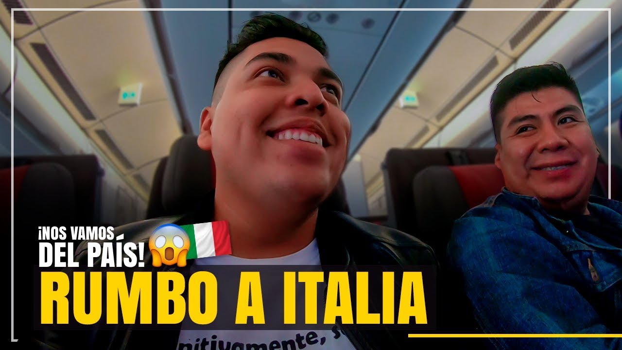 Viajamos por primera vez a Europa *Rumbo a ITALIA 🇮🇹* (Parte 1/2)