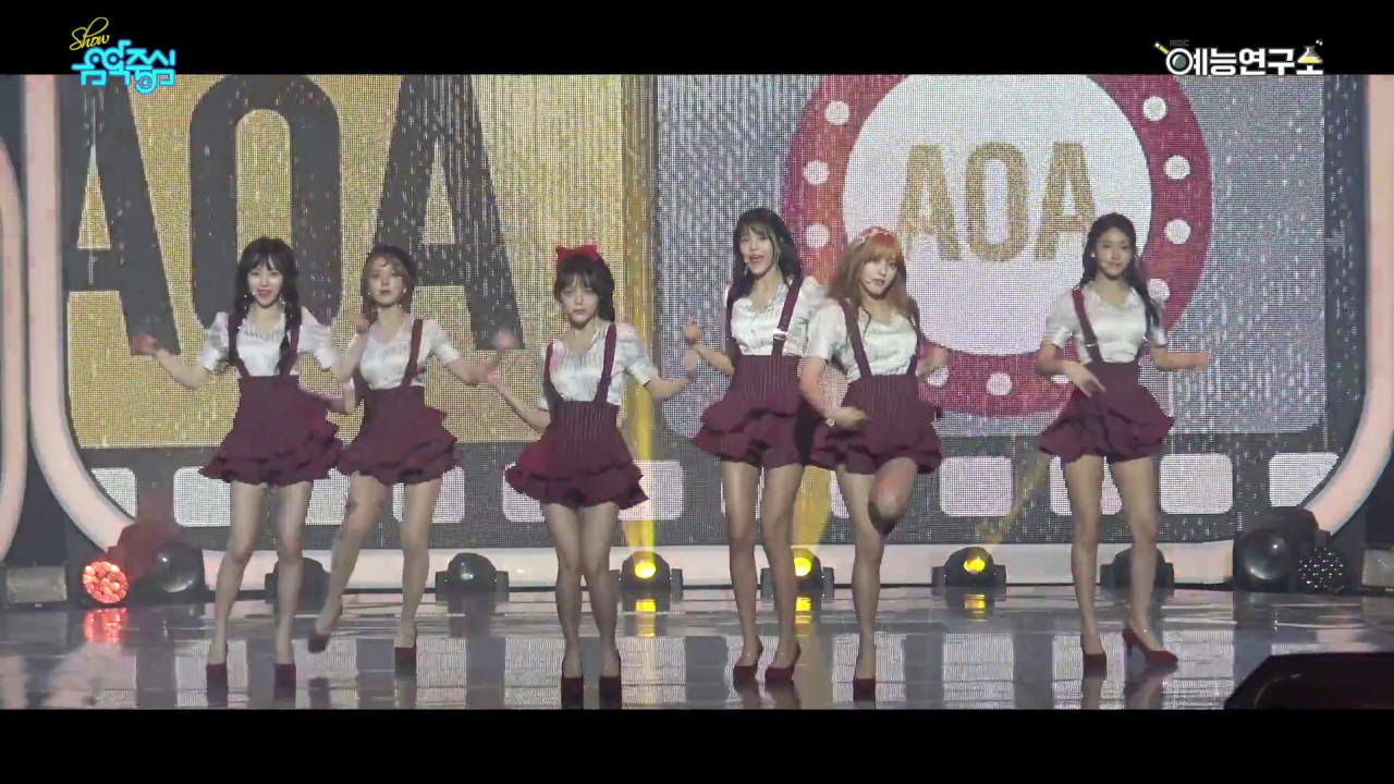 [예능연구소 직캠] 에이오에이 익스큐즈미 @쇼!음악중심_20170204 Excuse Me AOA