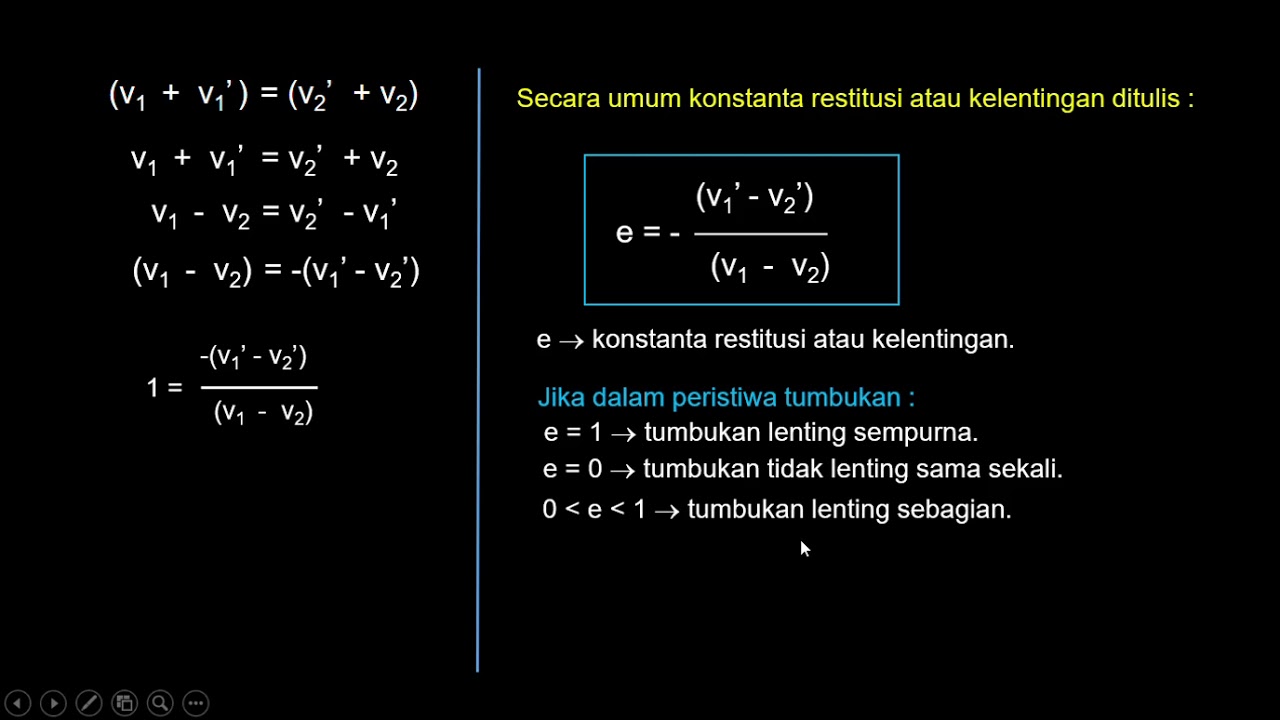 40 Tumbukan Lenting Sempurna