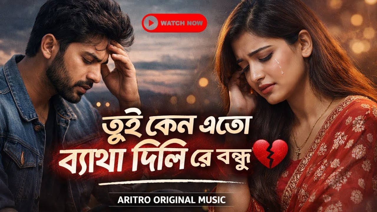 তুই কেন এতো ব্যাথা দিলি রে বন্ধু 💔 | Bengali Broken Heart Sad Song🎵🥹 | #bengali #sad #song