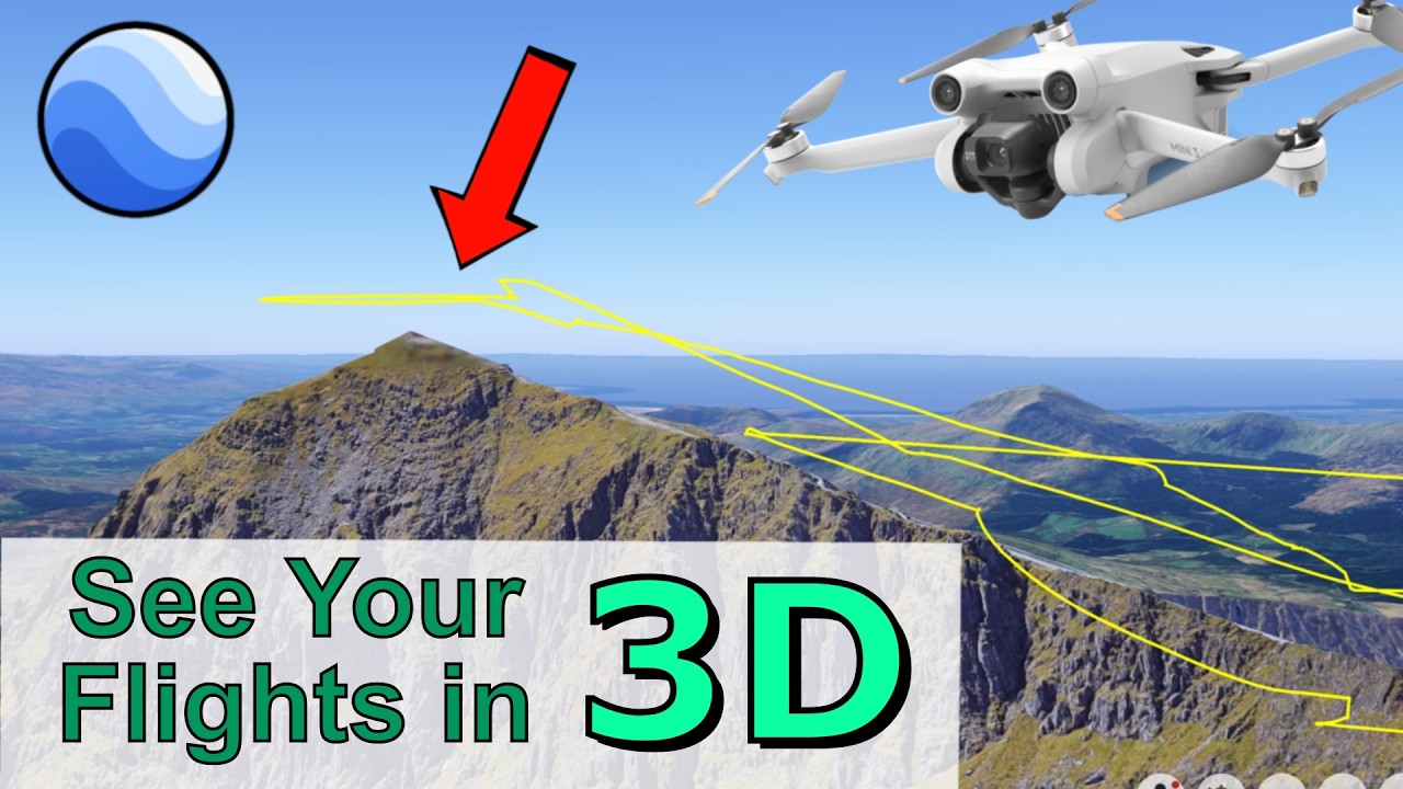Удивительная функция!! - [3D] Полеты дронов в Google Земле