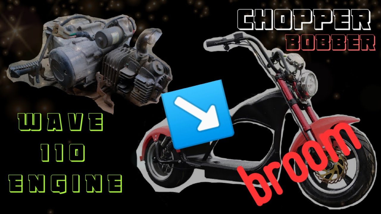 wave 110 chopper-bobber build part 1