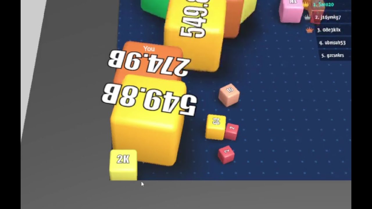 Cubes 2048.io — смертельная пауза