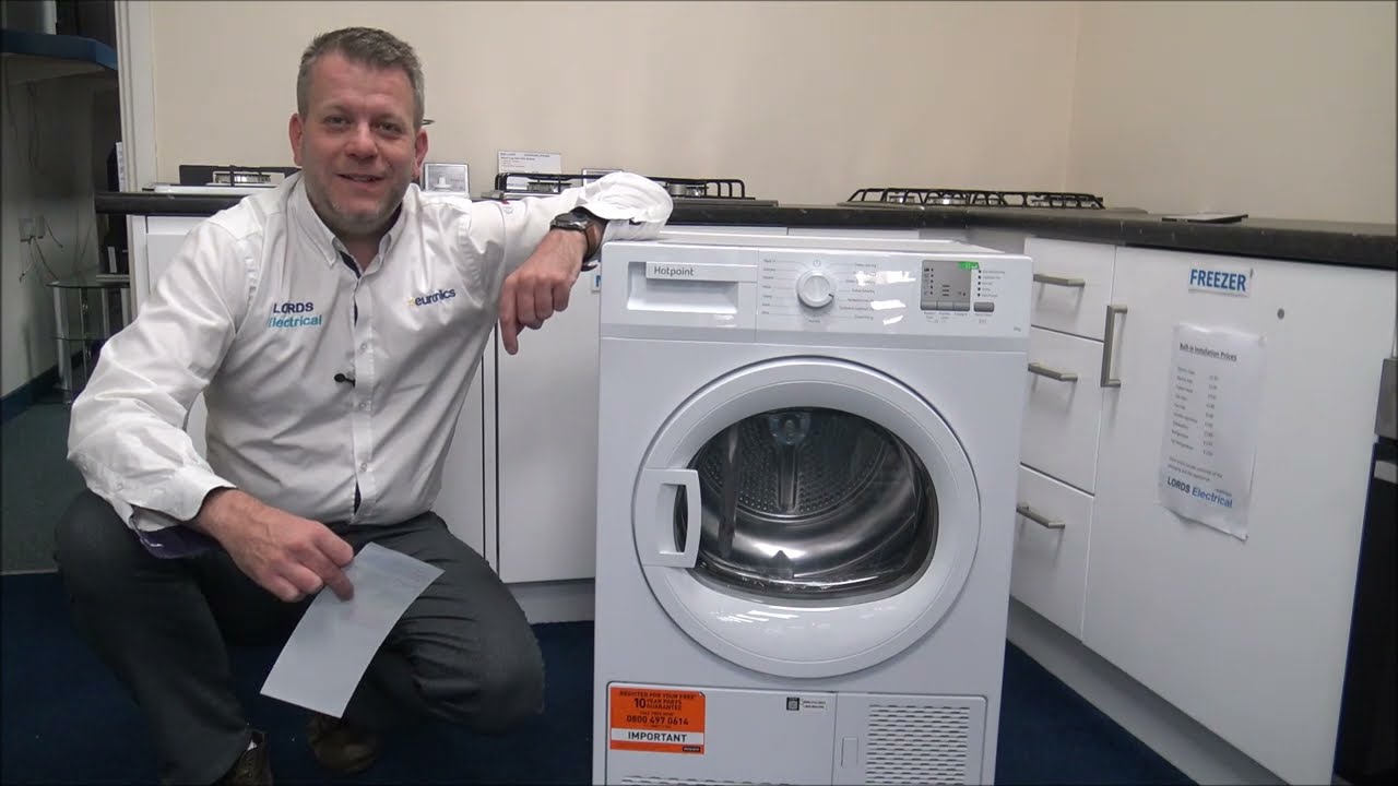 Hotpoint CHDC82WWGDUK 8Kg Condenser Dryer