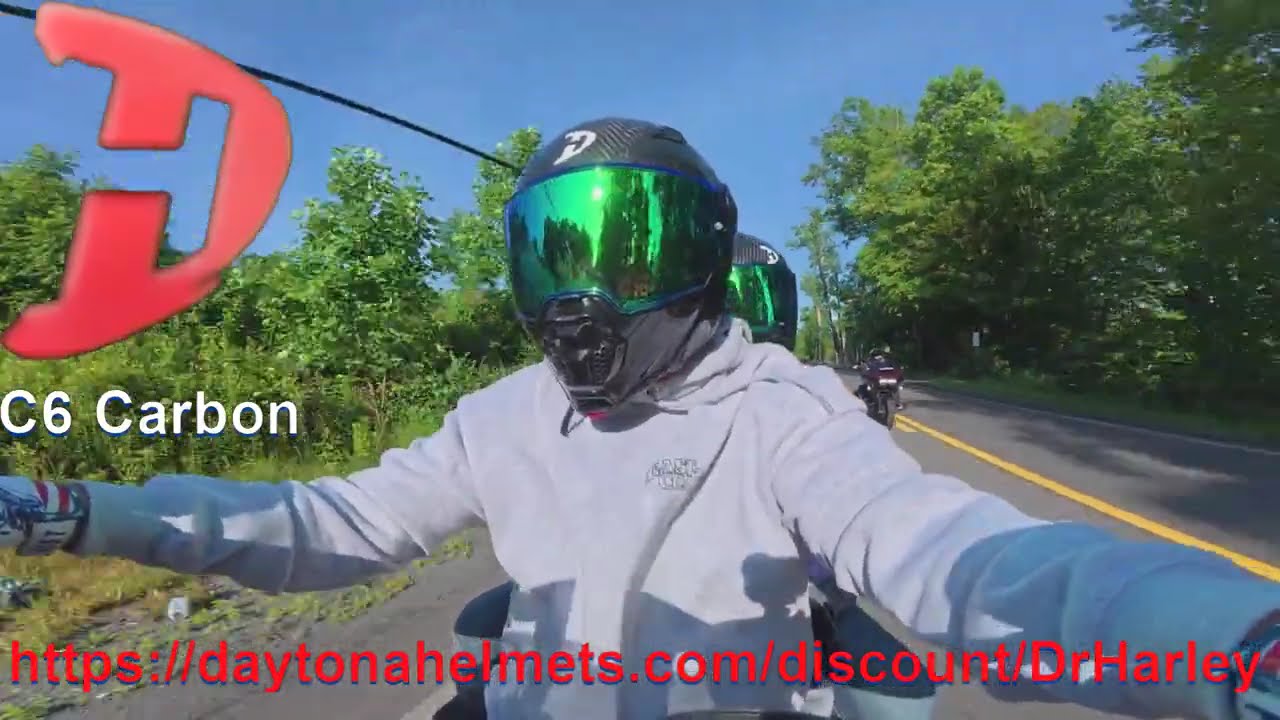 Riding through West Virginia with our new C6 Carbon Helmets