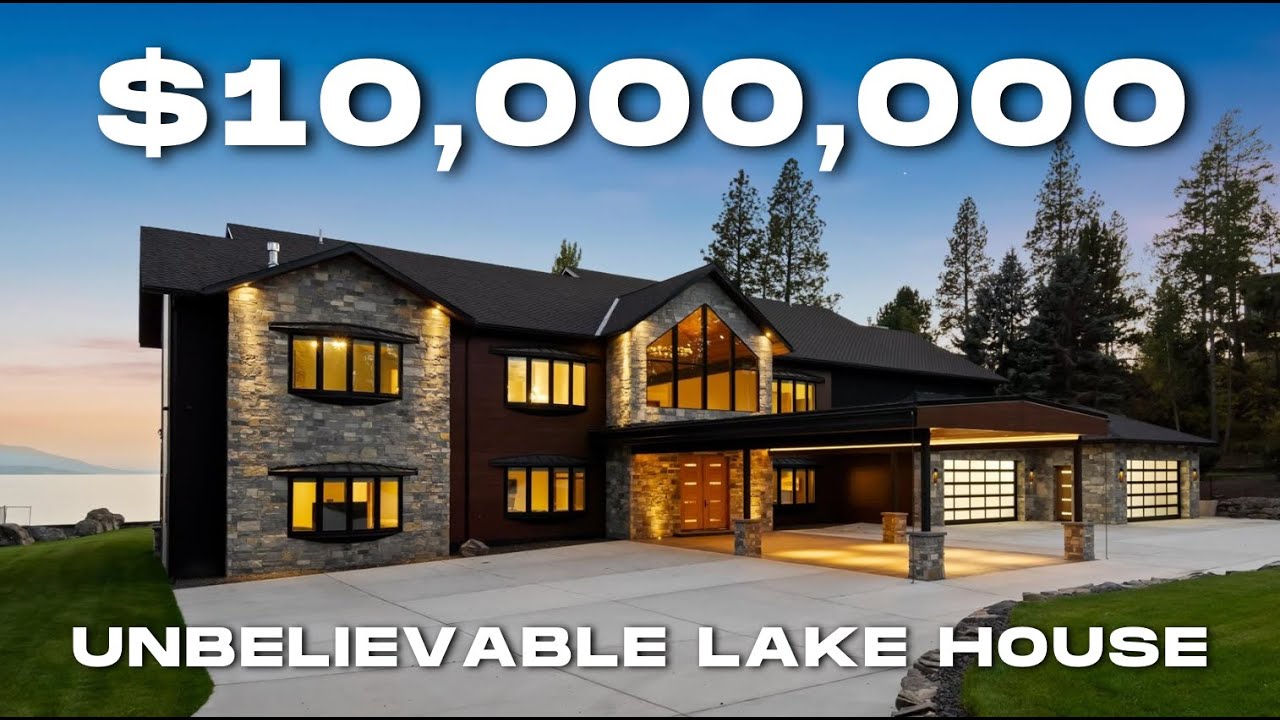 Touring a $10,000,000 Lake House in Montana
