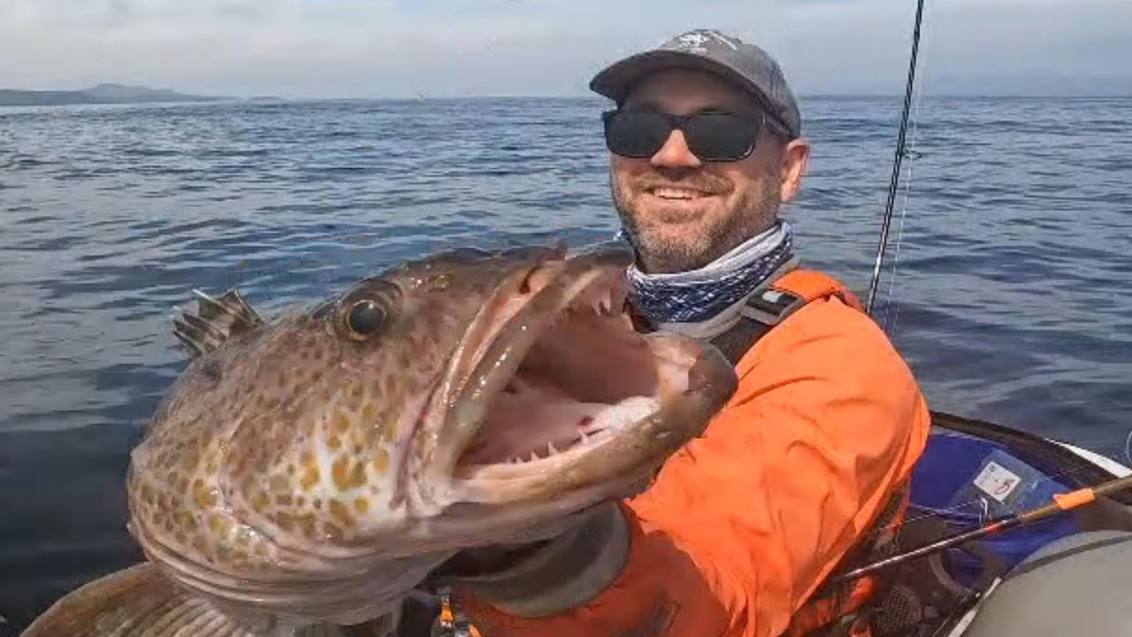 How I KAYAK fish for LINGCOD (and other species in the same water)
