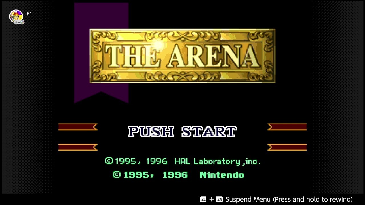 Kirby Super Star The Arena on Nintendo Switch.