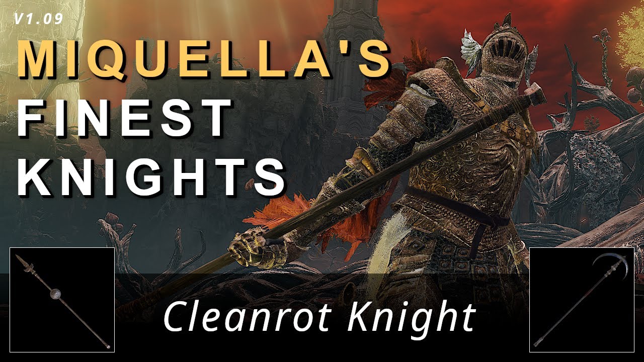 How Viable Is The Cleanrot Knight's Cosplay? (Elden Ring Quality Build Patch 1.09)