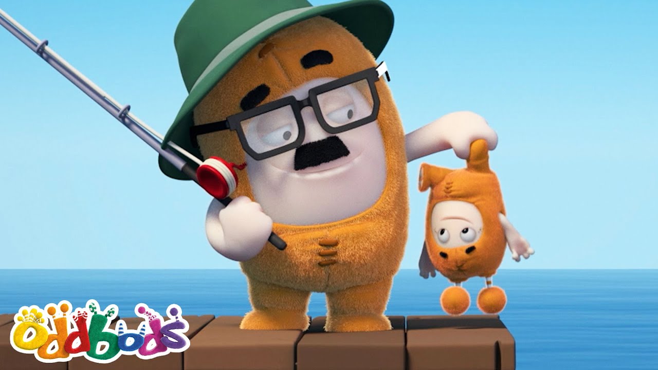 Fishing for Approval | Baby Oddbods | Funny Cartoons For Kids