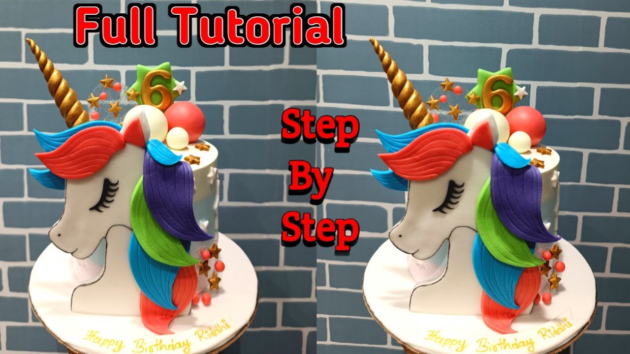 Totally Unique Unicorn 🦄 Cake  | Rainbow Unicorn Cake | Unicorn Theme Customized Birthday Cake