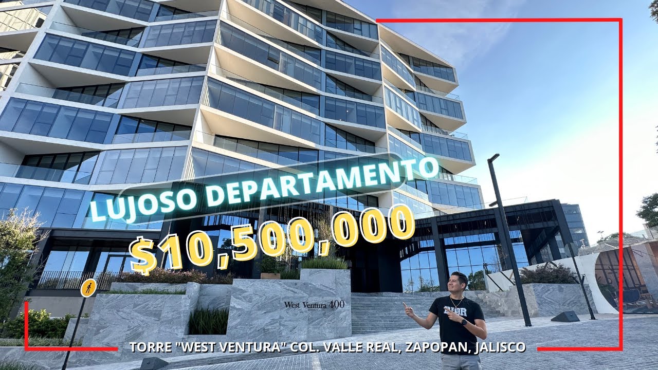 Este Impresionante Departamento Vale 10.5 Millones de Pesos! En Valle Real, Zapopan, Jalisco