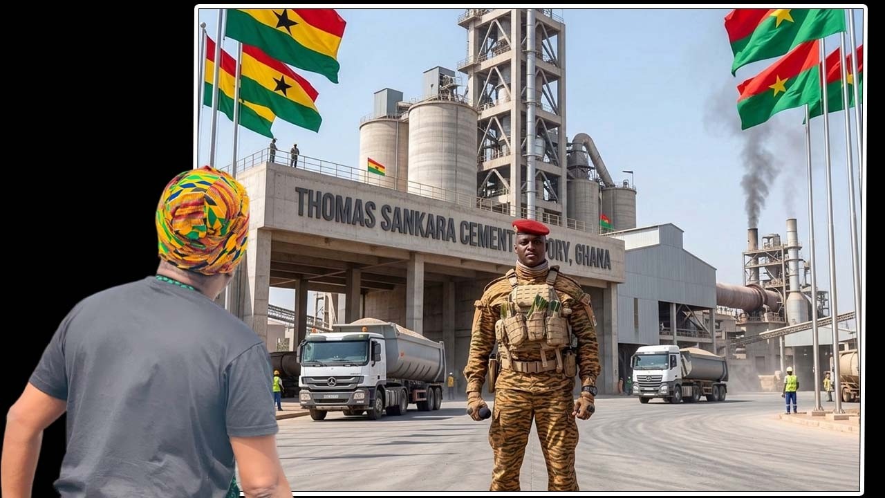 IBRAHIM TRAORÉ BUILDS CEMENT FACTORY IN GHANA?