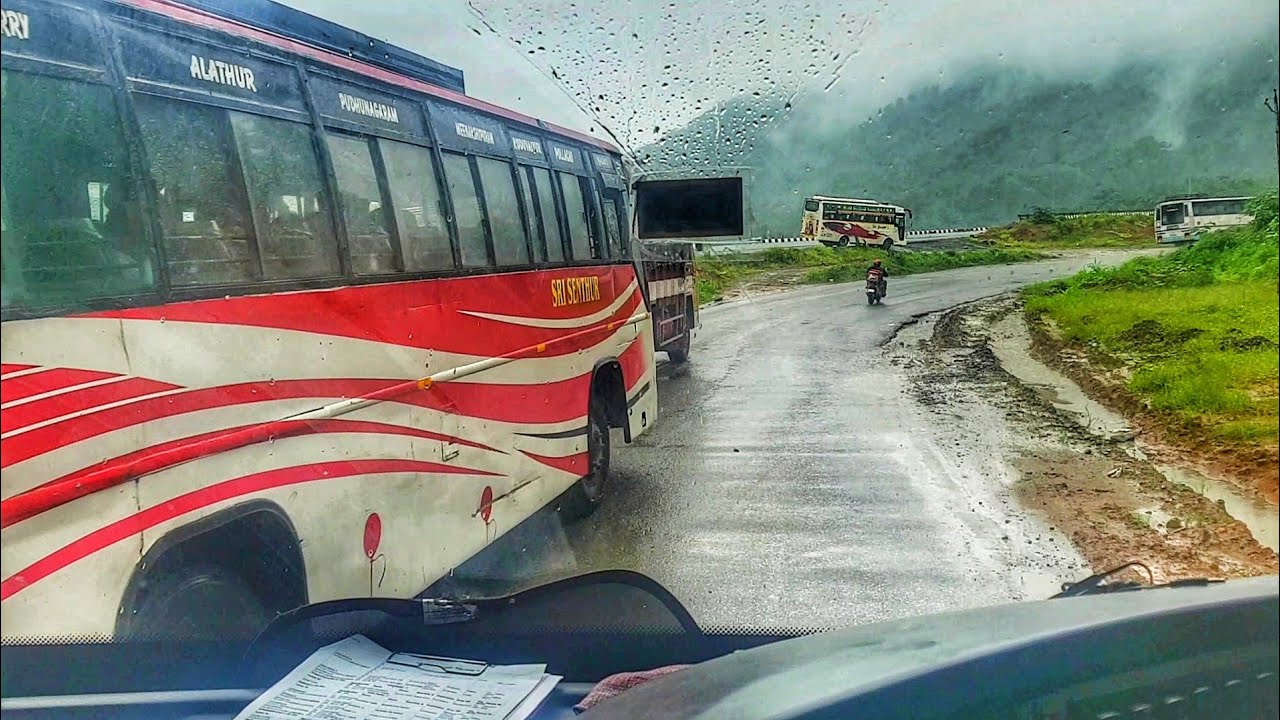 KALLADA SCANIA Extreme Drive in ghat Road!!!