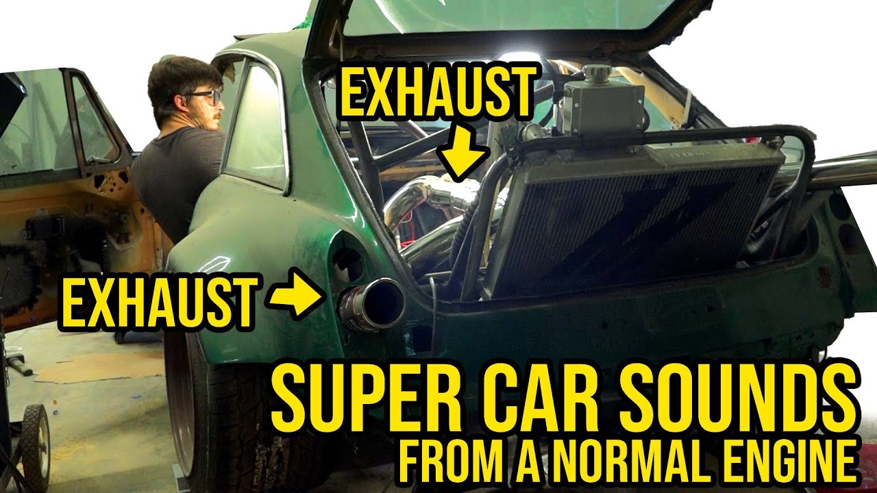 I BUILT a Supercar Exhaust for my OLD American v8