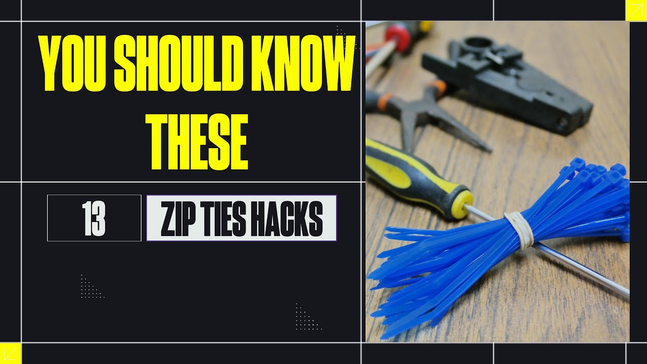 13 Amazing Zip Tie Hacks You Didn’t Know Before