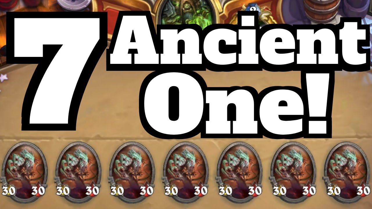 7 Ancient One in 1 Turn?!?! 30/30 Bonanza! | Hearthstone