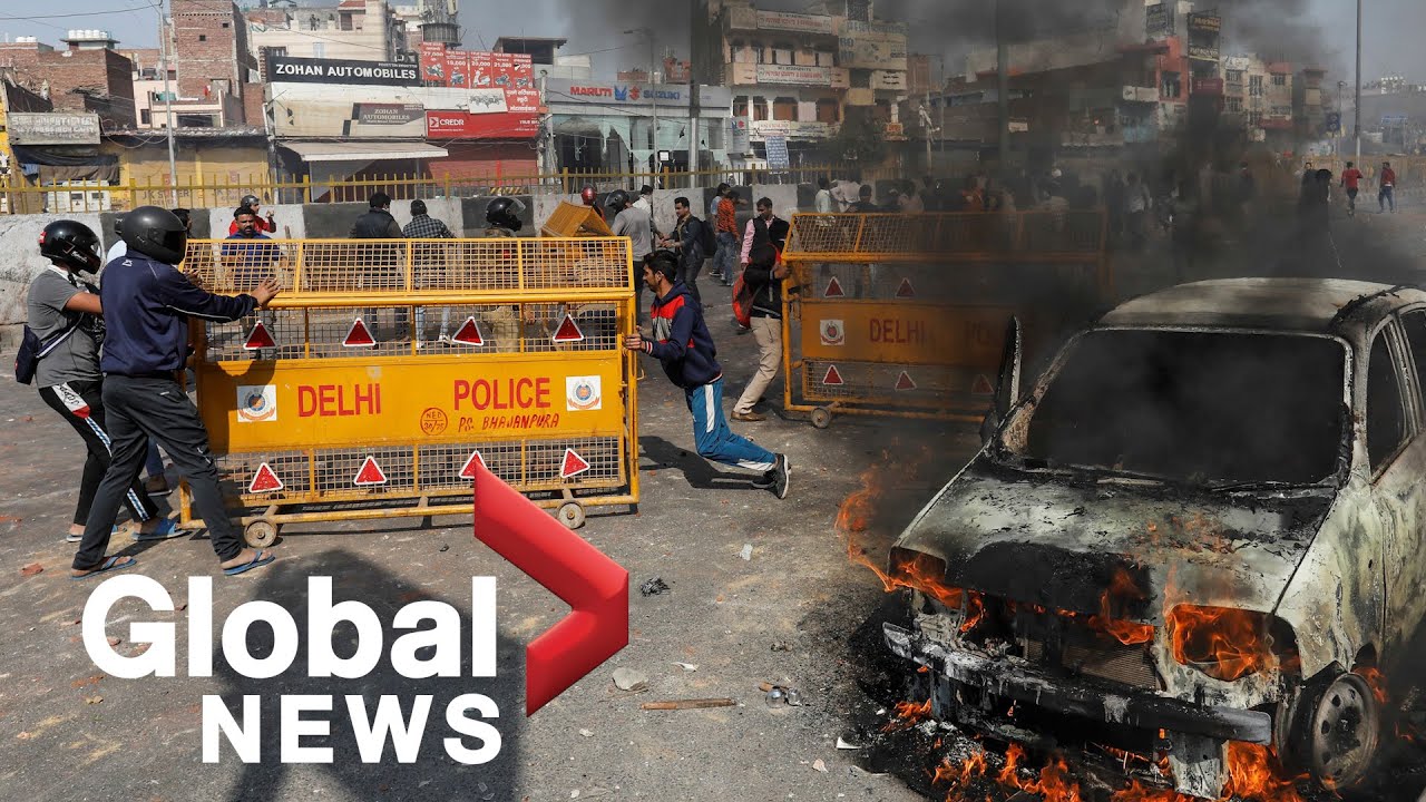 India protests: Deadly riots break out in New Delhi over citizenship law