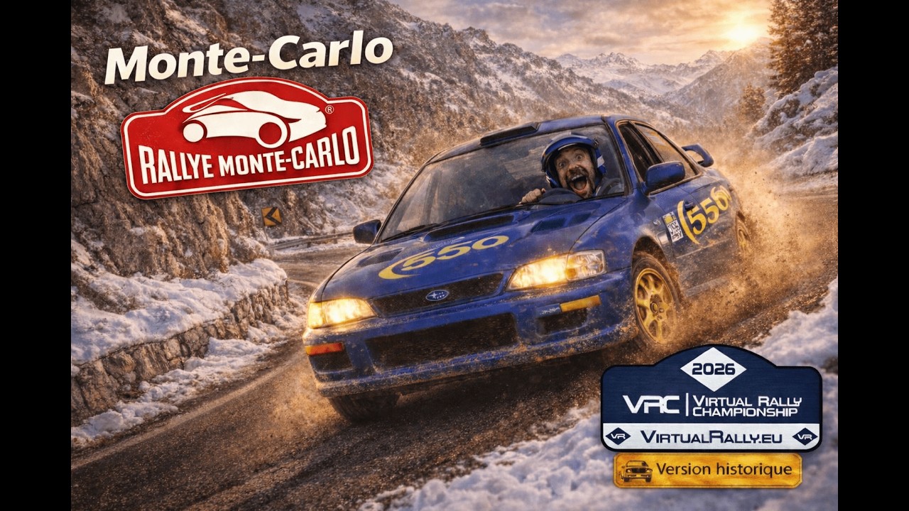 HVRC Rallye Monte-Carlo 2026 sur Richard Burns Rally