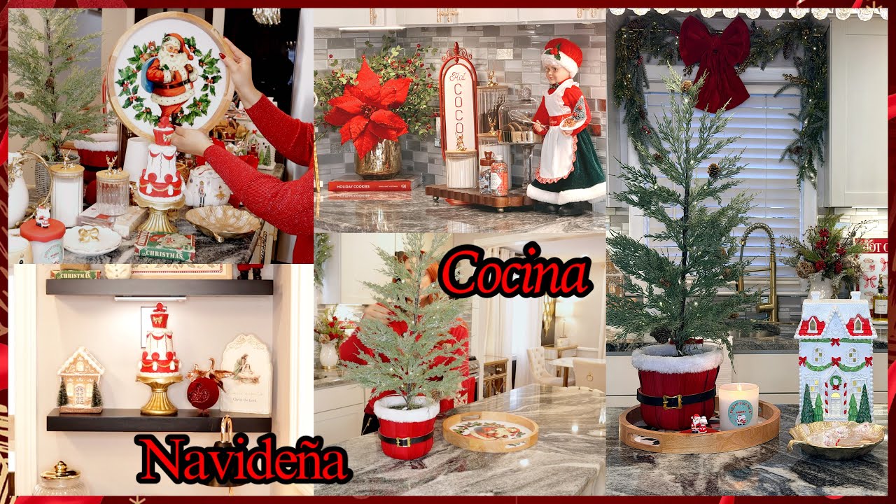 Decoración de Cocina Para Navidad 2025 🎄