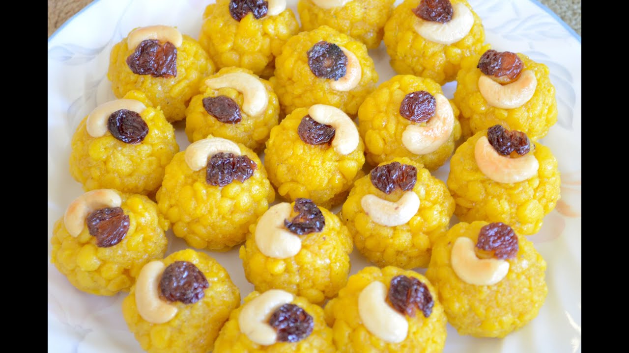 Boondi Laddu Ladoo Video Recipe