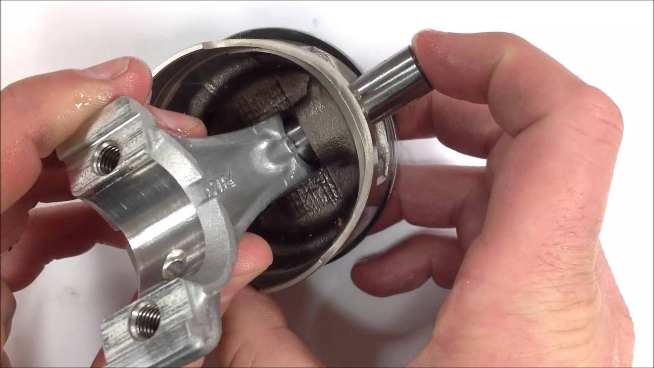 GCV Disassembly   12  How to remove Wrist Pin Clips from a piston #how2wrench