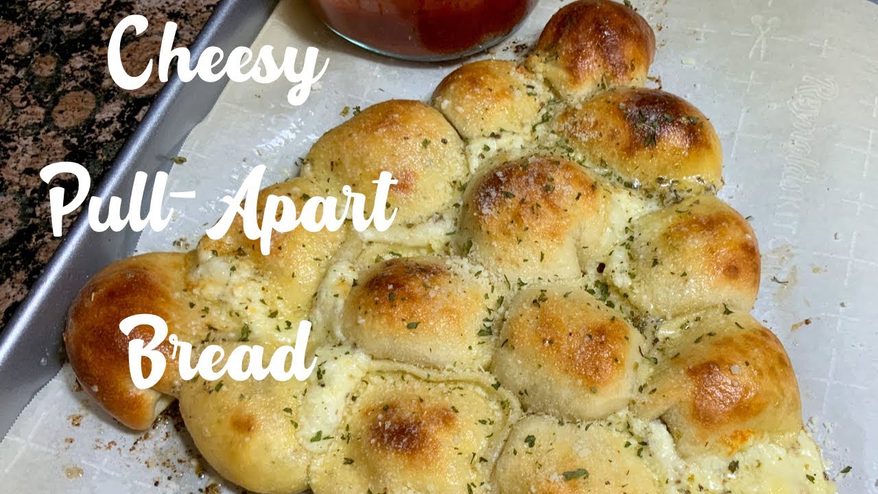 Cheesy Pull- Apart Bread | How to Make Cheesy Bread | Holiday Appetizer