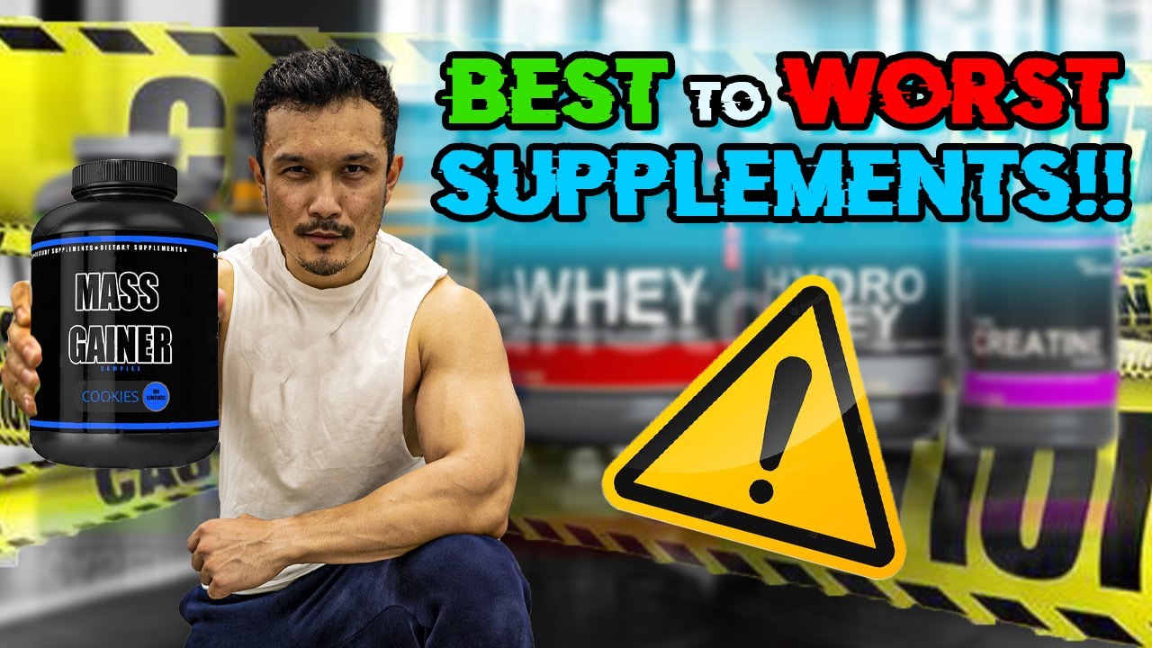 SUPPLEMENTS Ranked BEST to WORST in 2023 |सबसे बेकार सप्लीमेंट्स 2023 में|