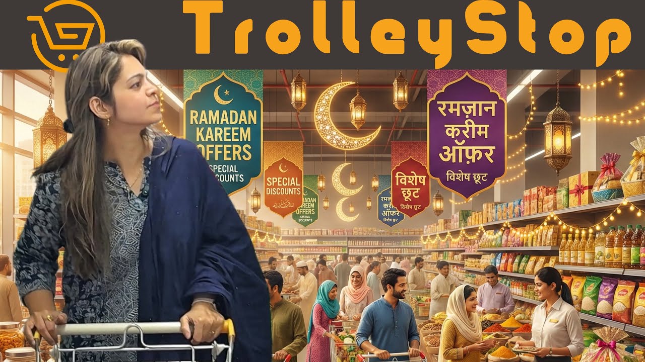 Ramadan Grocery ShoppingVlog*. I Trolley Stop Supermarket Arathi Shrivardhan Blast Offers 