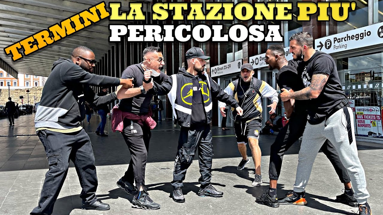 Roma Termini la Stazione più pericolosa di Italia, Rapine, Risse e Furti