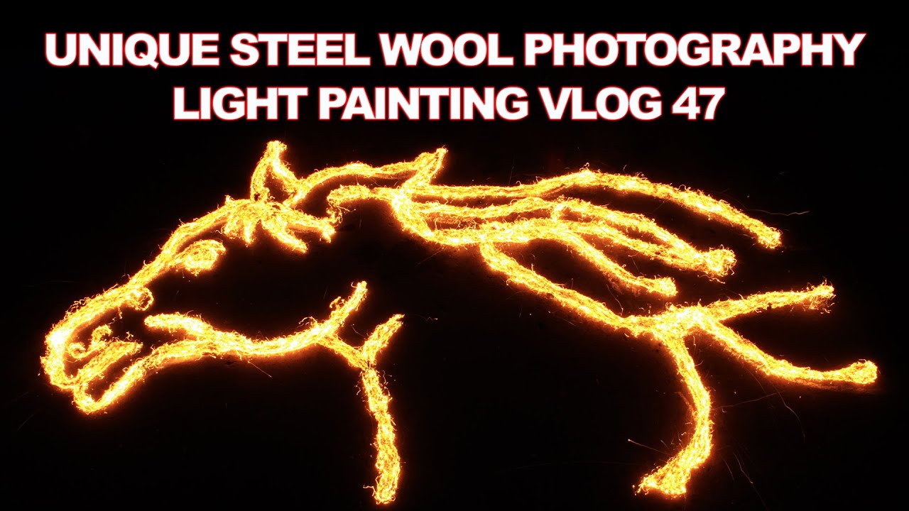 Unique Steel Wool Fire Photography Technique, Light Painting VLOG 47 with Johnny Griffin!