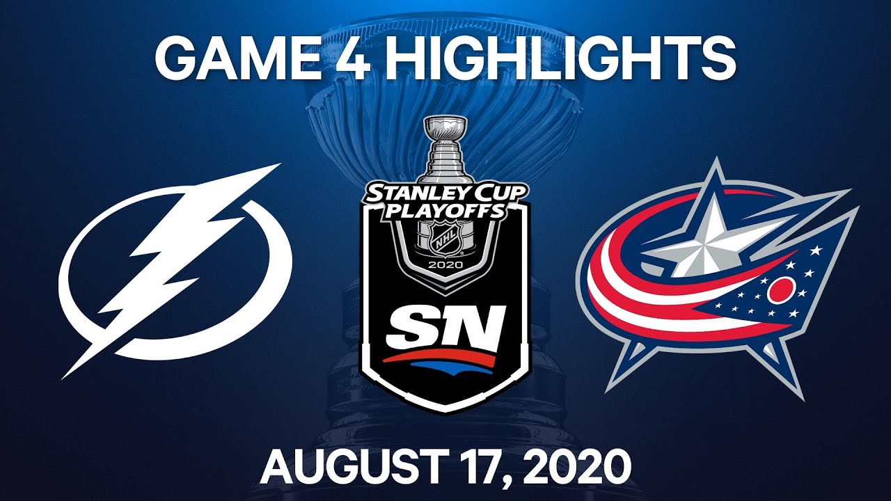 NHL Highlights | 1st Round, Game 4: Lightning vs. Blue Jackets – Aug. 17, 2020