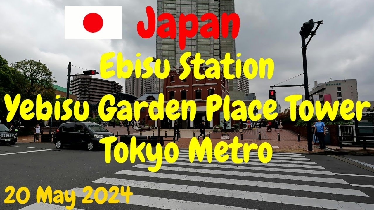 Ebisu Station & Yebisu Garden Place Tower - Ebisu - Tokyo Metro - Japan - 20 May 2024