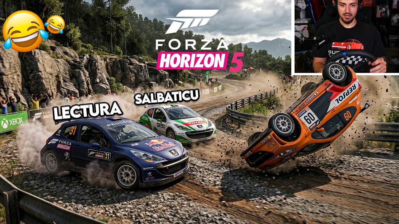 BERCEA S-a RĂSTURNAT în noua cursă de Rally pe fora Horizon 5 😂😆