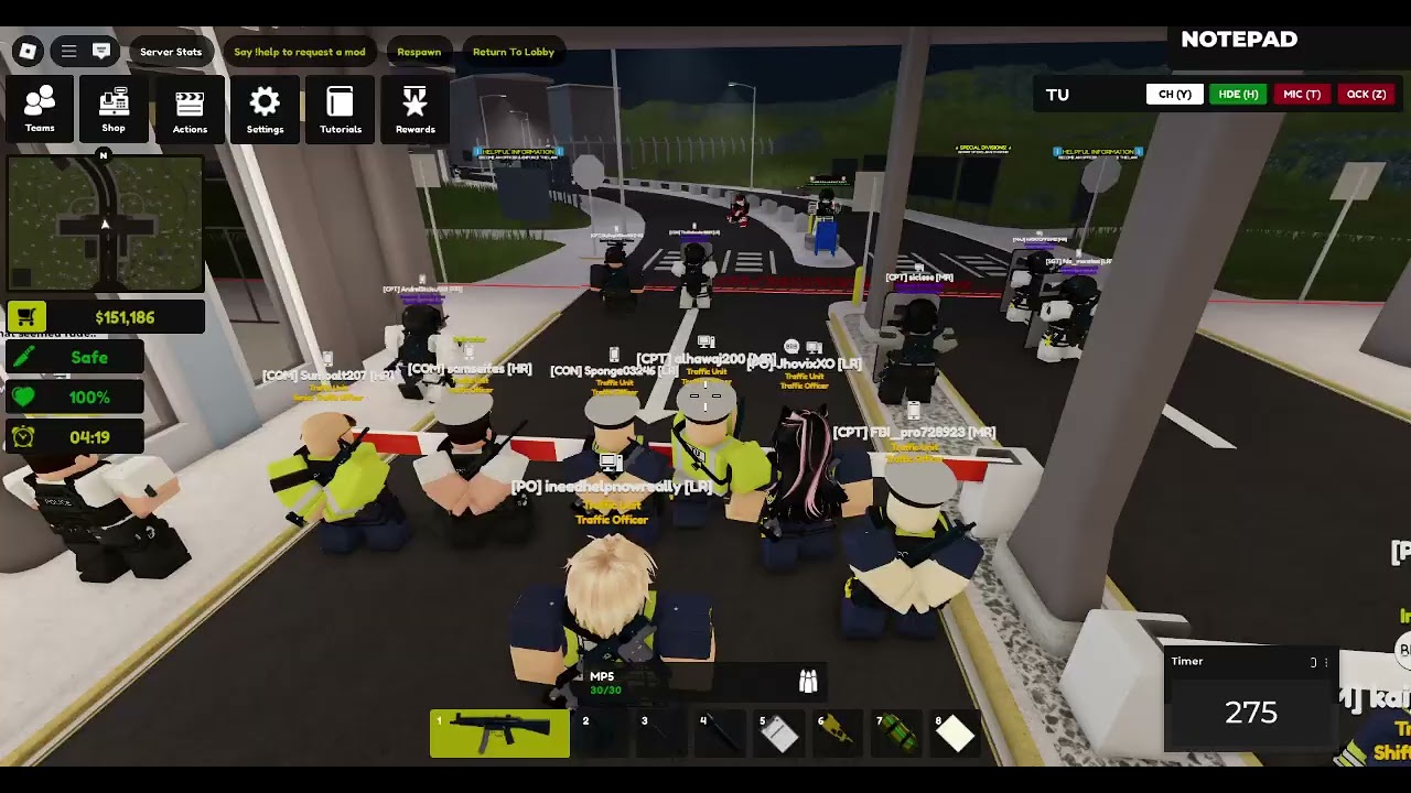 Traffic Unit Part 2/2 gate patrol event