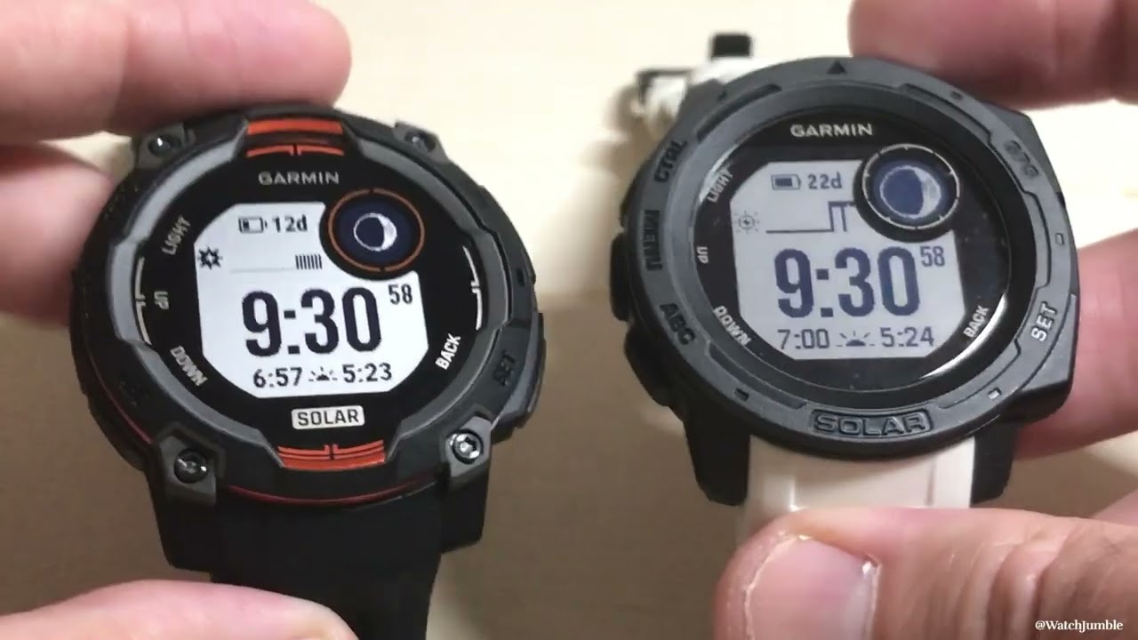 Проверка зарядки от солнечной батареи на Garmin Instinct 3