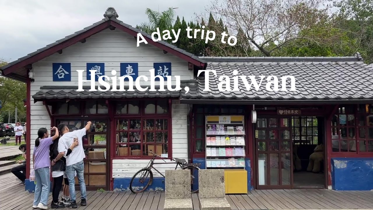 Taiwan Travel Vlog | Day Trip to Hsinchu | Day Trips from Taipei | Love Station, Cats, and Greenery